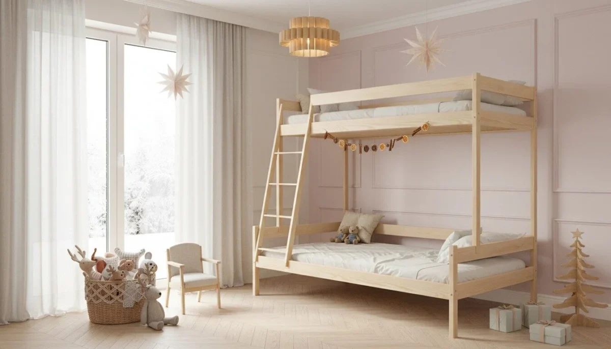 1familien Familie-køjeseng