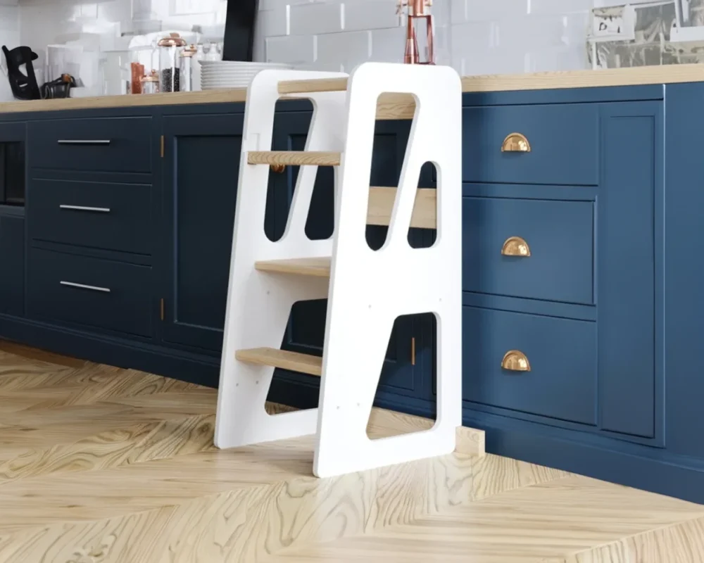 Køkkenhjælper med trekant-mønster