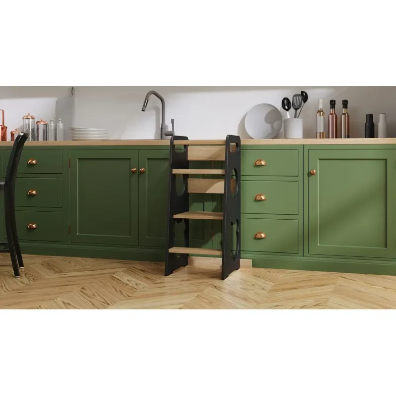 Køkkenhjælper med teddybjørn-mønster