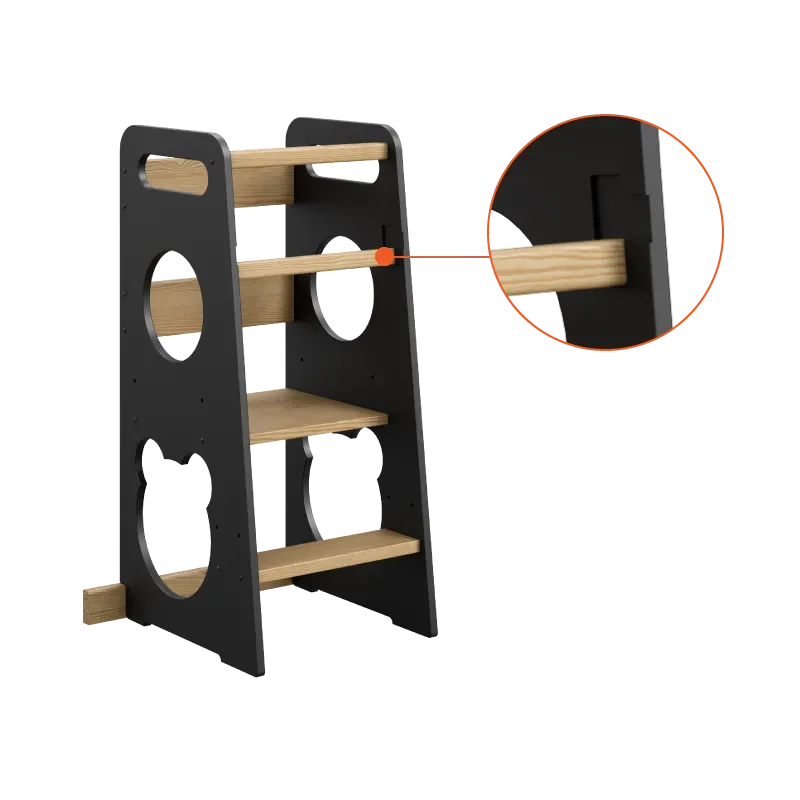 Køkkenhjælper med teddybjørn-mønster