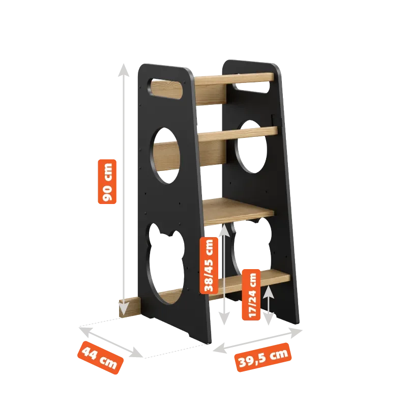 Køkkenhjælper med teddybjørn-mønster