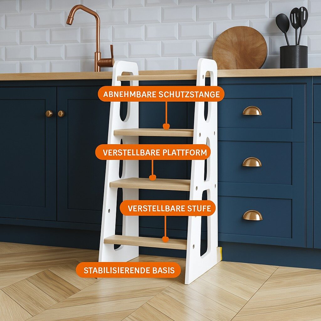 Køkkenhjælper med trekant-mønster