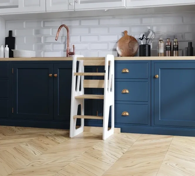 Køkkenhjælper med trekant-mønster