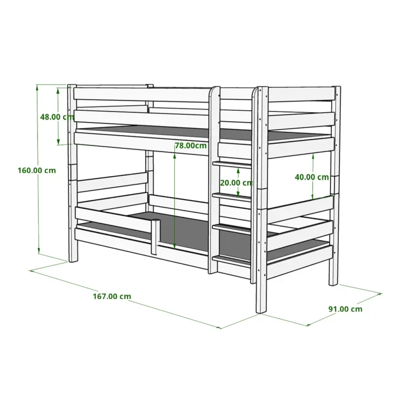 Køjeseng til børn Seri Lux