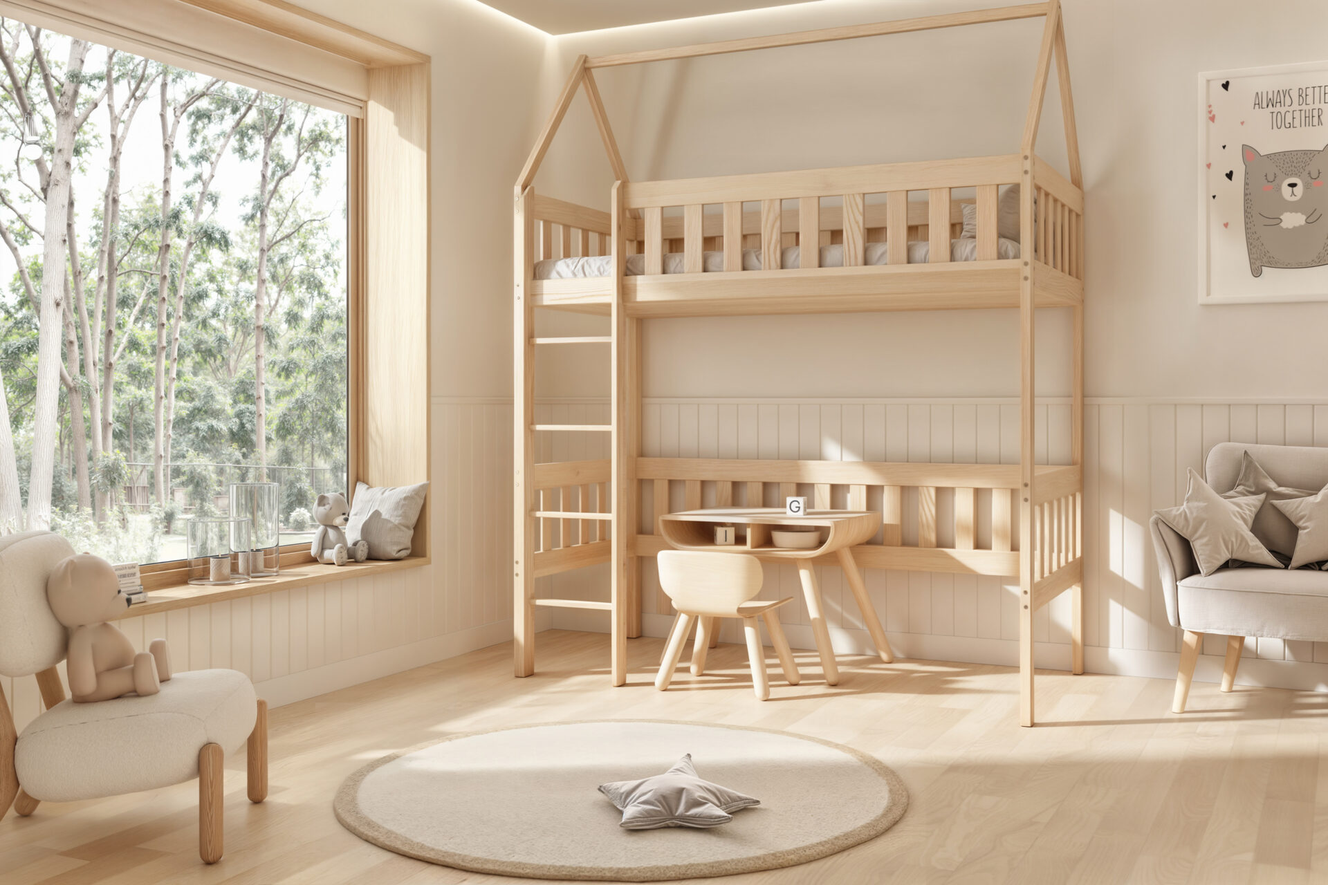 Køjeseng til børn LUCIA