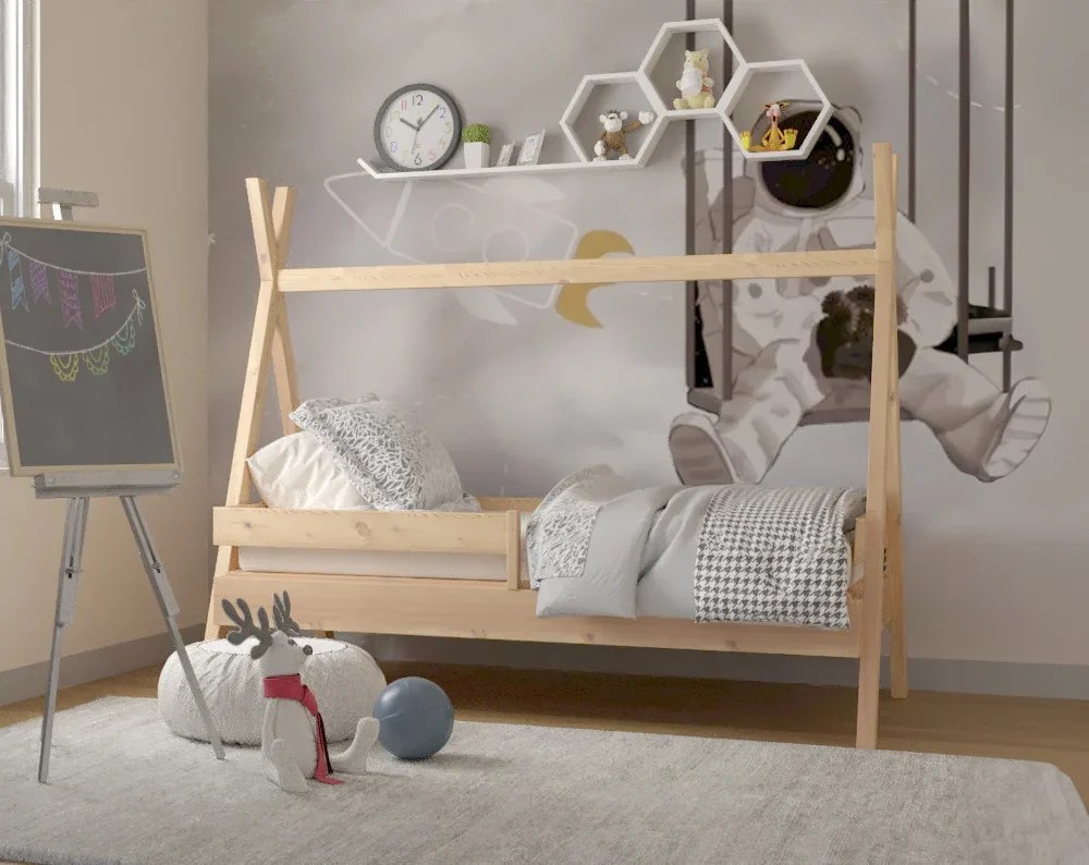 Tipi PLUS seng i fyrretræ