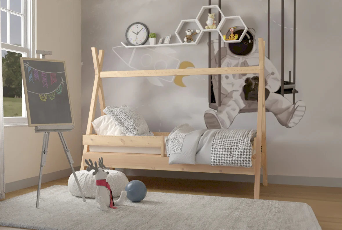 Tipi PLUS seng i fyrretræ