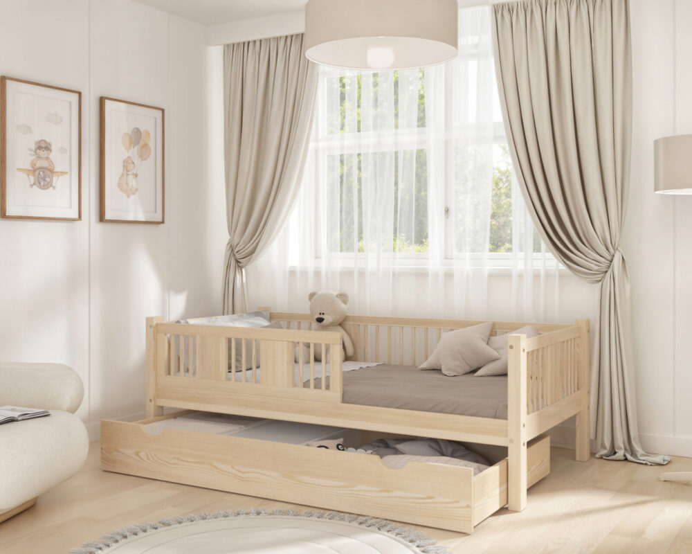 Børneseng LUNA med skuffe