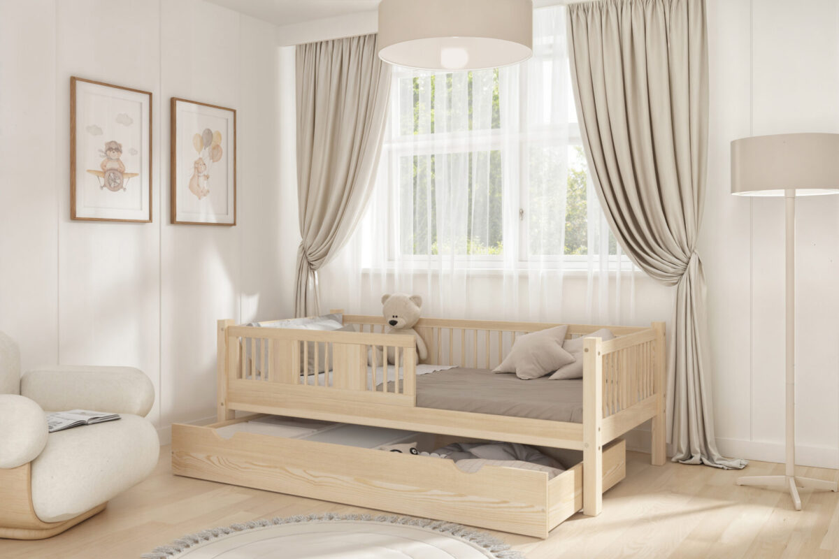 Børneseng LUNA med skuffe