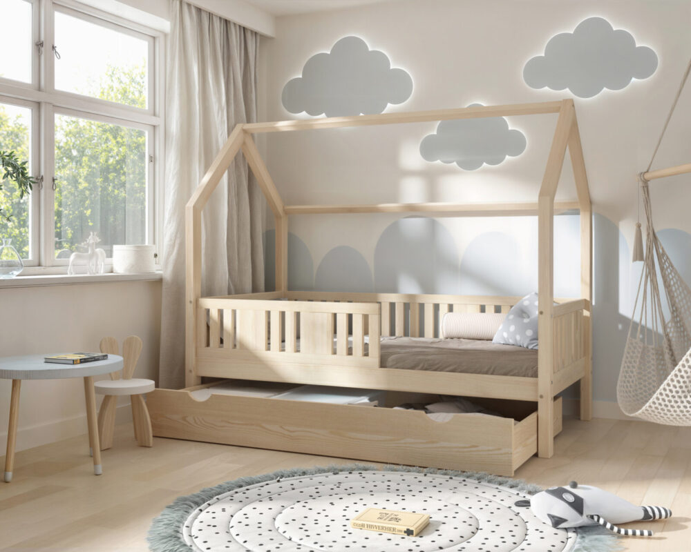 Børneseng STELLIA med skuffe