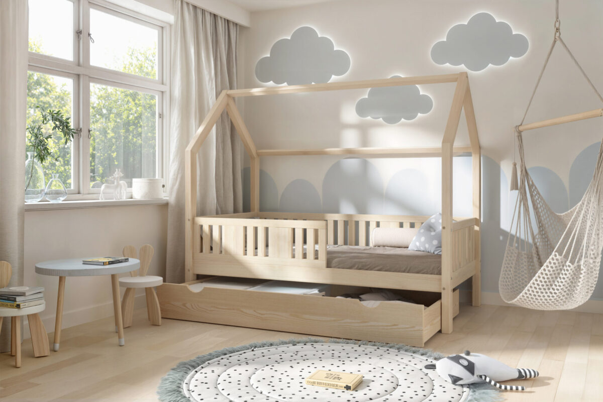 Børneseng STELLIA med skuffe