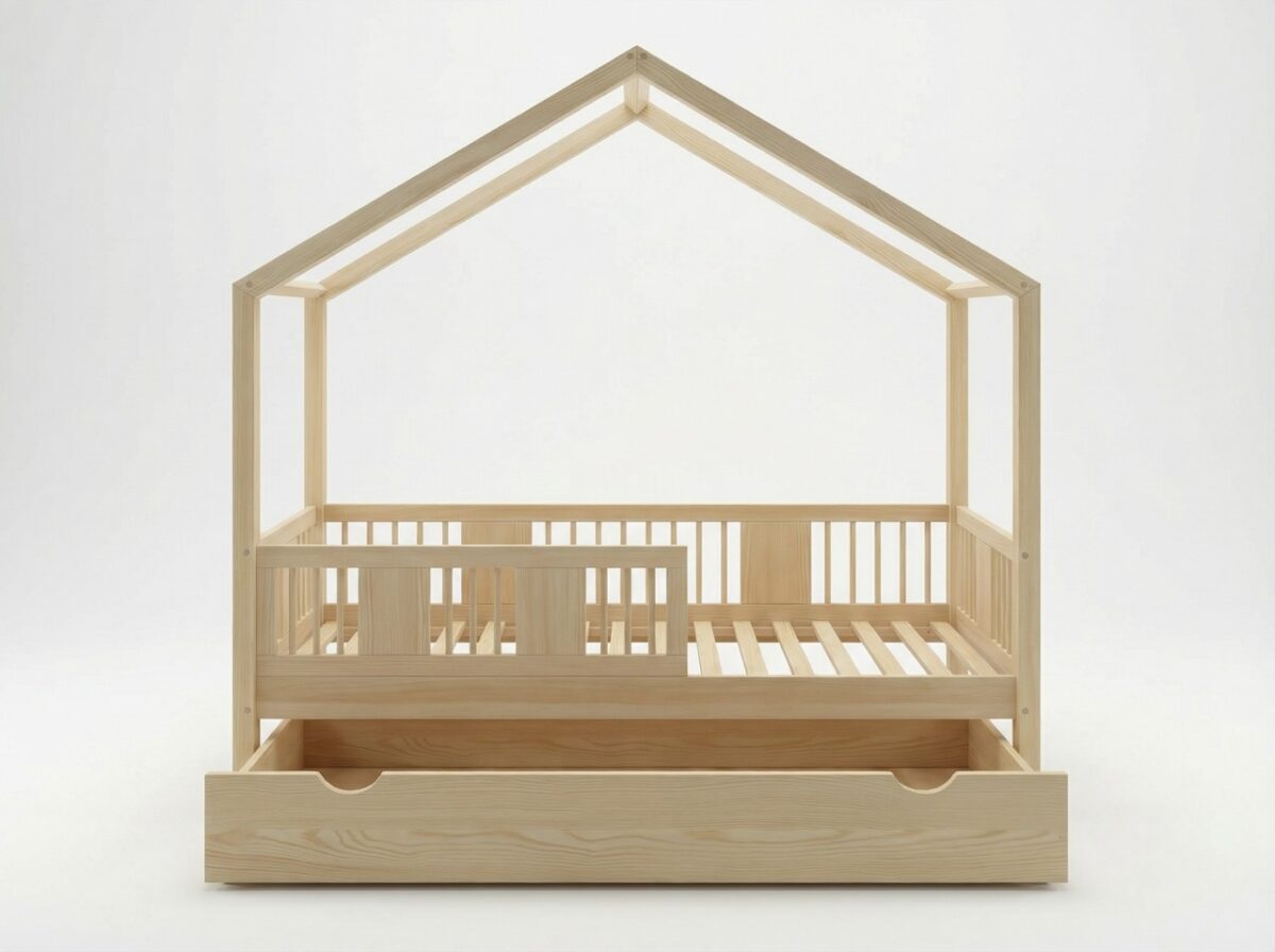 Børneseng ASTRIA med skuffe