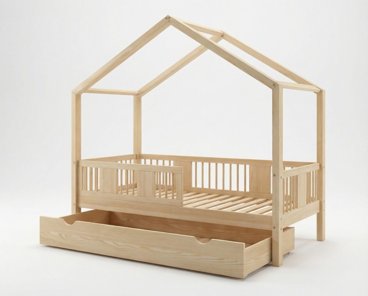 Børneseng ASTRIA med skuffe