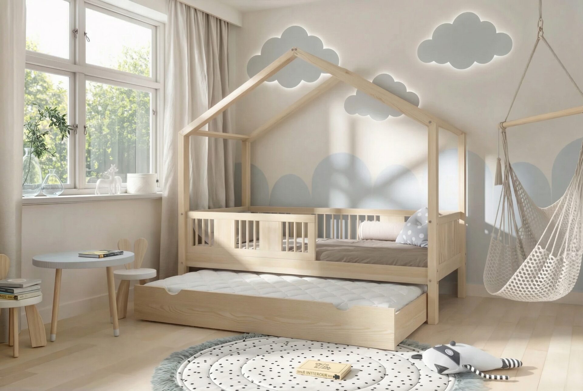 Børneseng ASTRIA med skuffe