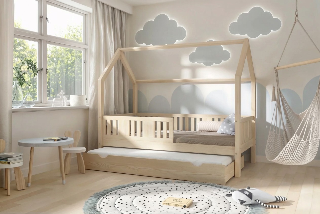 Børneseng STELLIA med skuffe